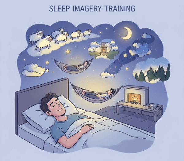 수면 상상 훈련 | 머릿속으로 ‘잠드는 장면’ 연습이 실제 수면의 질을 바꾸고 불면증 치료?
